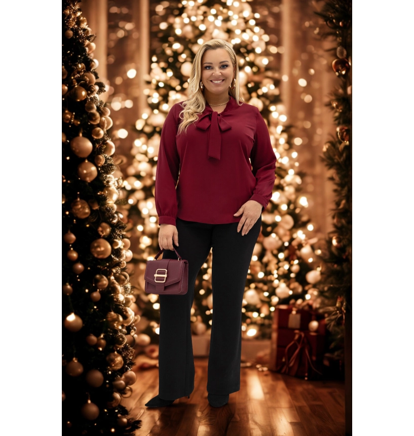 M46218 BLUZKA AMELIA BORDOWA